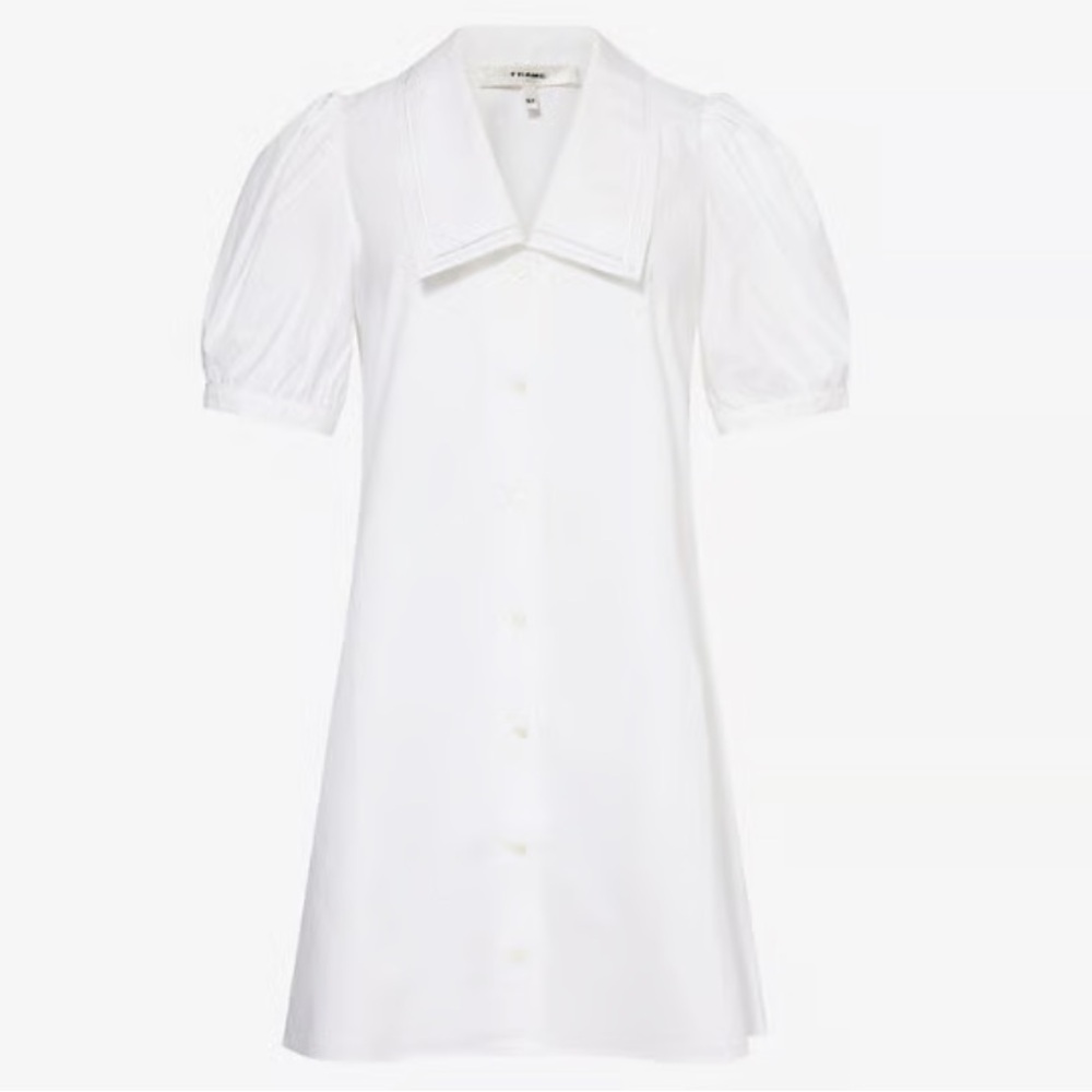 Frame The Sailor Shirtdress With Puff Sleeves - Picture 2 of 6